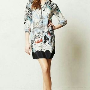 ANTHROPOLOGIE Florence Balducci Cleo Silk Tunic